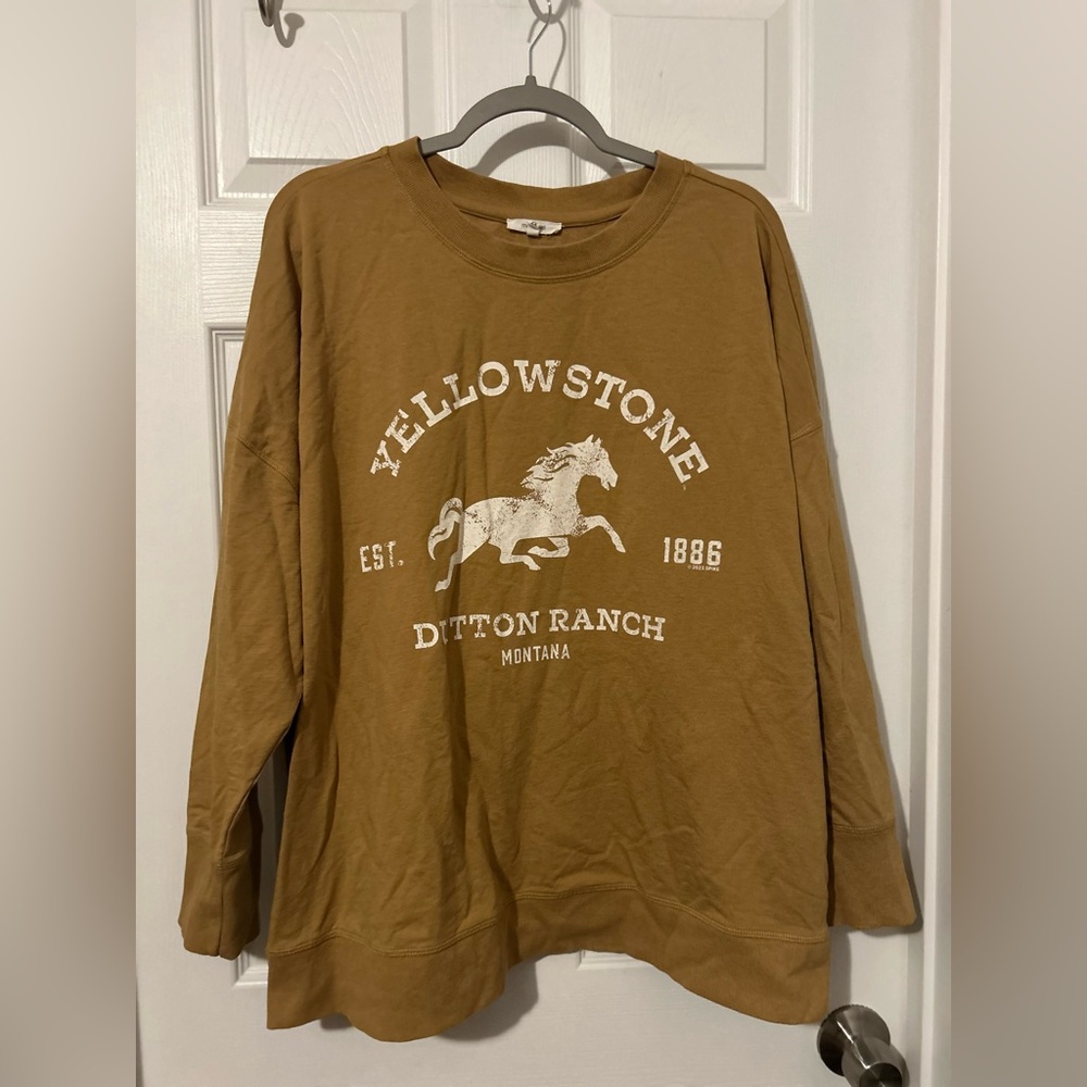 Maurices Mustard Sweatshirt